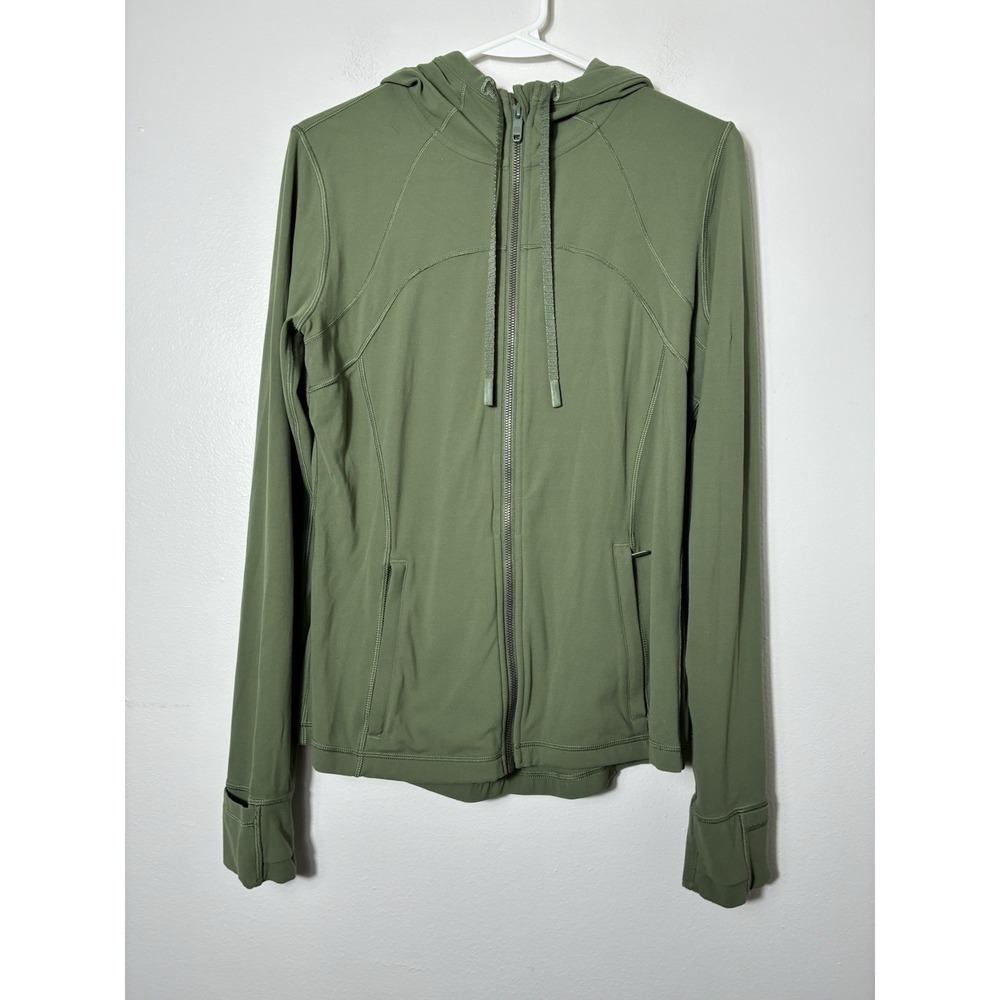 lululemon athletica Olive Utility Hooded Zip Jacket
